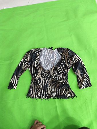 Zebra-Print Blouse