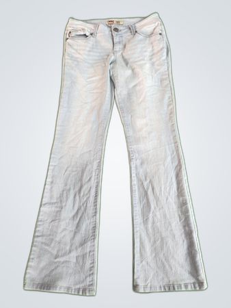 lei ashley low rise slim boot jeans