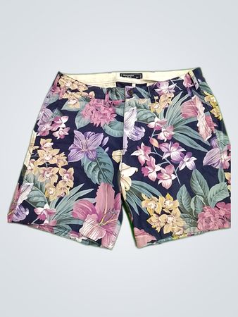 Abercrombie & Fitch Floral Printed Cotton Shorts