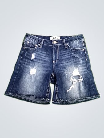 Daytrip Distressed Denim Shorts