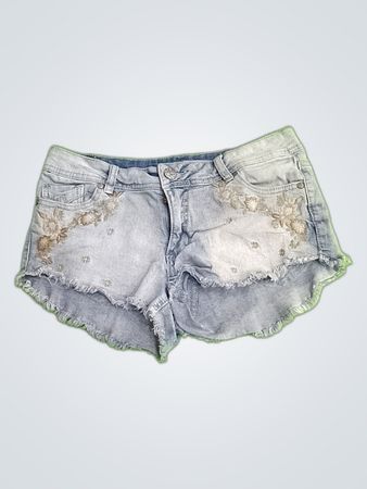 rue21 Embroidered Denim Shorts