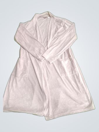 Juicy Couture Light Gray Velour Cardigan