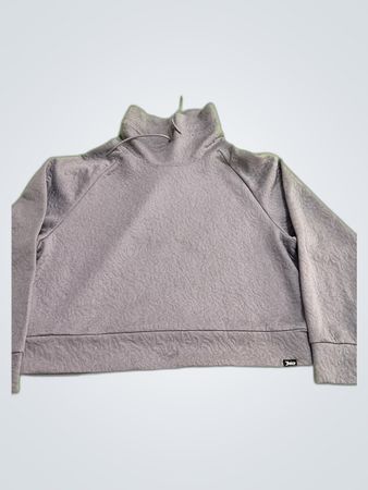 Juicy Couture Gray High-Neck Knit Top