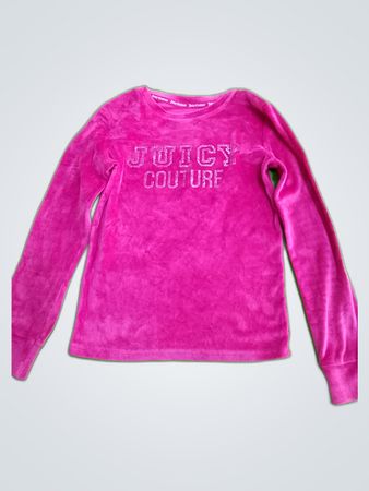 Juicy Couture Pink Velour Track Top