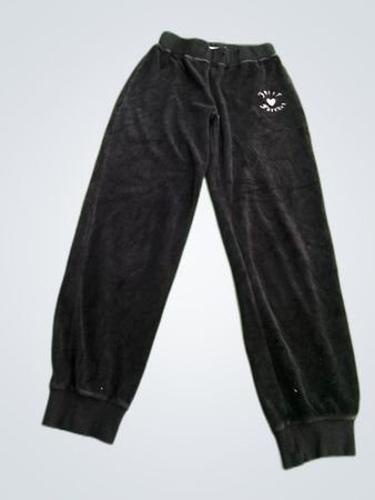 Juicy Couture Black Velour Sweatpants