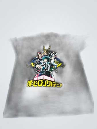 My Hero Academia Black Graphic T-Shirt