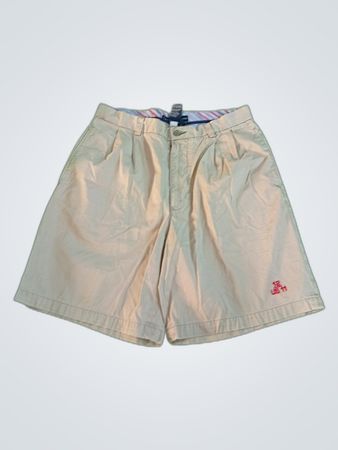 Tommy Hilfiger Khaki Pleated Shorts