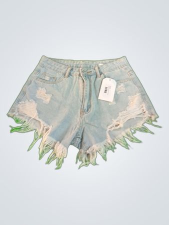 Light Blue Denim Shorts