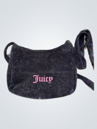 Upcycled Juicy Black Bag