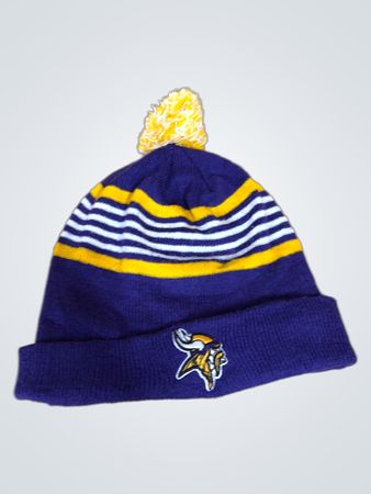 NFL Minnesota Vikings Strick-Pom-Beanie