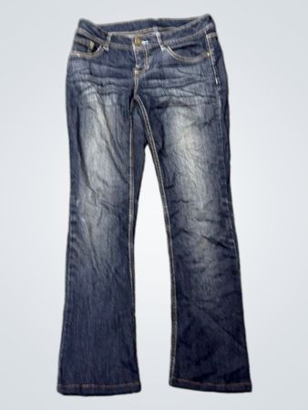 Blaue Denim-Jeans