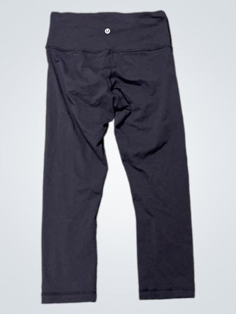 Lululemon Schwarze Kürzere Leggings