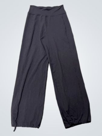 Lululemon Black Lounge Pants with Drawstring Ankles