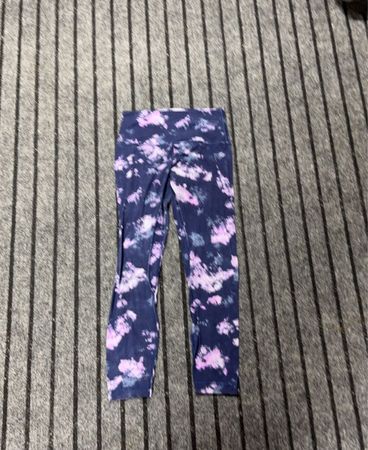 Lululemon Navy Tie-Dye Leggings