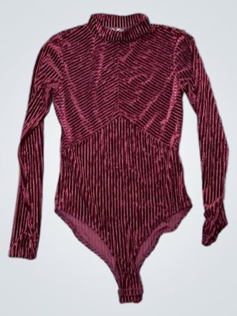 Samtblumen-Bodysuit