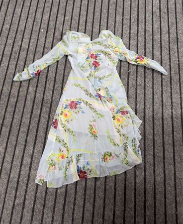 ASOS Floral Print Long Sleeve Maxi Dress