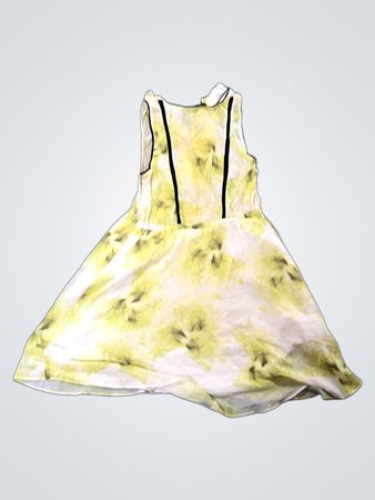 Guess Damen Kleid mit gelbem Blumenmuster