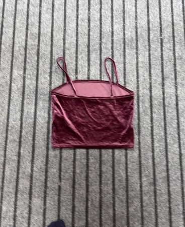 Samtschlauchtop