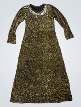 Langarm-Glitzerkleid