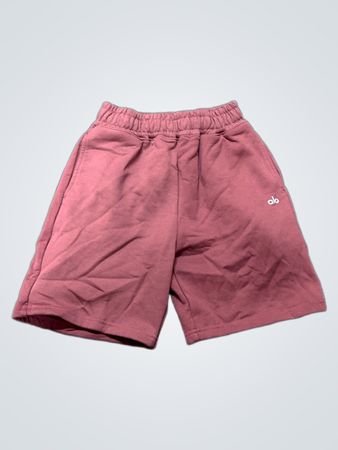 Alo Burgundy Sweat Shorts