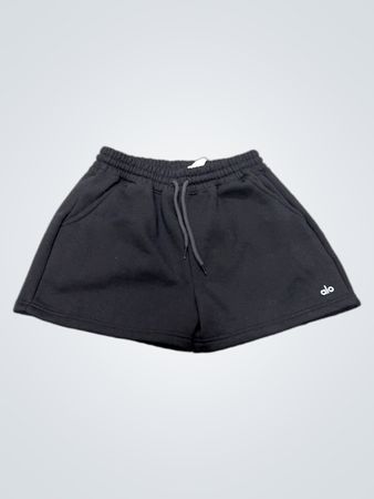 Alo Black Sweat Shorts