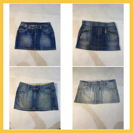 Denim Skirt Bundle - 7 For All Mankind, GAS, Zara & More