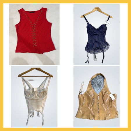 Bustier Bundle: 6 Piece Lace Corset & Top Collection