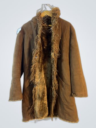 Brown Fur-Lined Coat