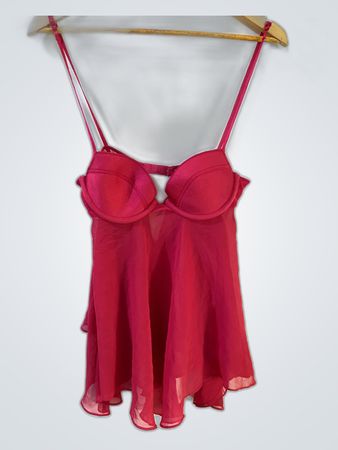 Canotta Rossa Trasparente