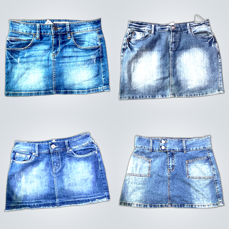 Denim Mini Skirts Bundle