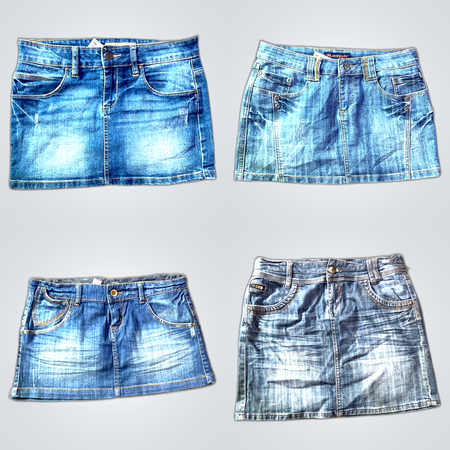 Denim Mini Skirt