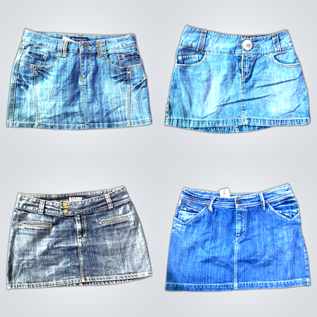 Denim Mini Skirts Bundle