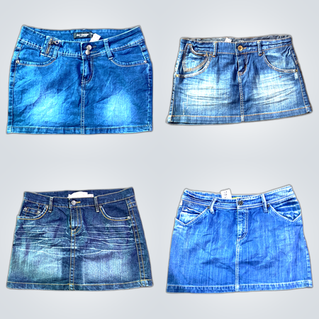Denim Mini Skirts Bundle