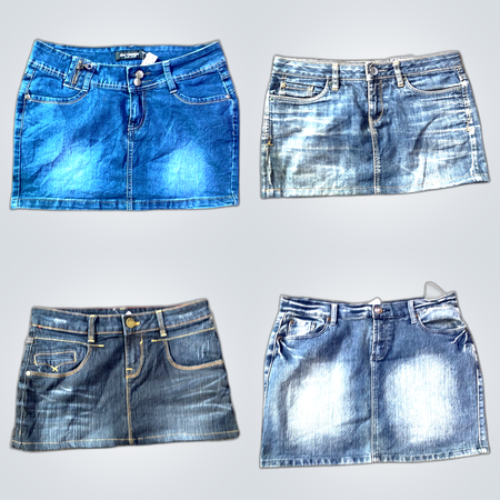 Denim Mini Skirts Bundle