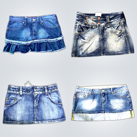 Y2K Denim Skirt Bundle