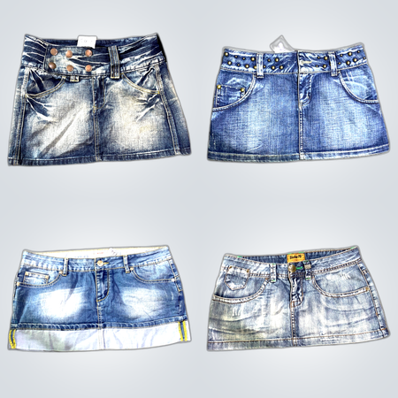 Denim Mini Skirts Bundle