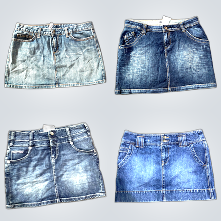 Denim Mini Skirts Bundle