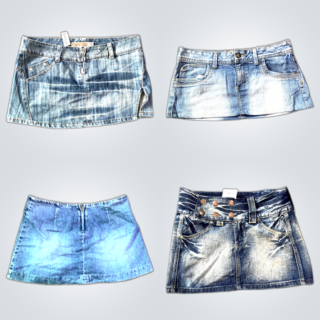 Y2K Denim Skirts Bundle