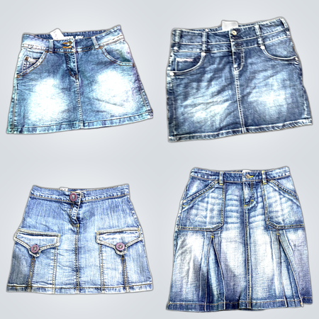 Denim Mini Skirts Unknowns