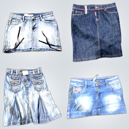 Diesel Y2K Denim Mini Skirts