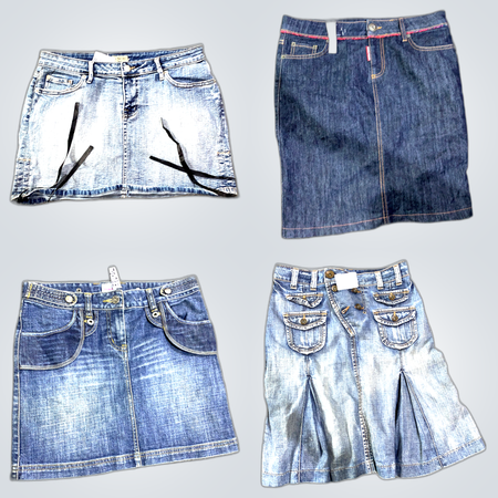 Diesel Y2K Denim Mini Skirts