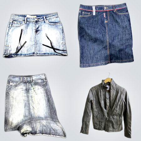 Diesel Y2K Denim Mini Skirts