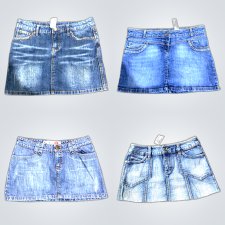 Jupes mini en denim Y2K
