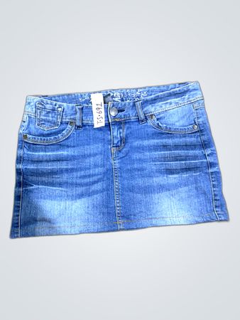 Topshop Denim Mini Skirt