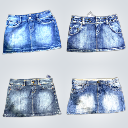 Denim Mini Skirts Bundle