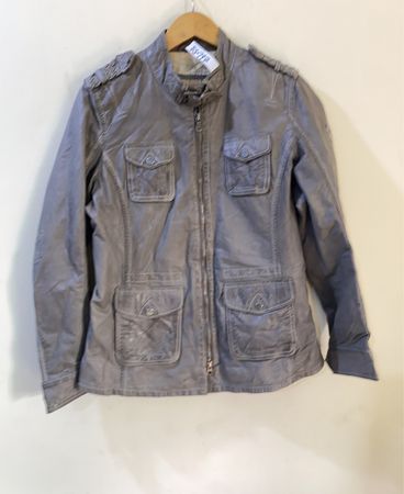 Mauritius Grey Leather Jacket