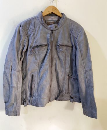 Carhartt Leather Biker Jacket