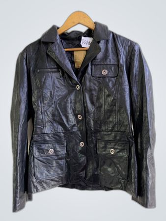 AViatrIX Black Leather Jacket