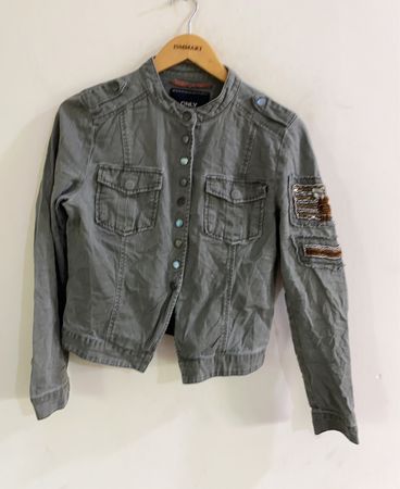 ONLY Grey Denim Jacket