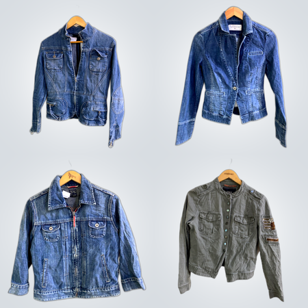 Y2K Denim Jacket Set